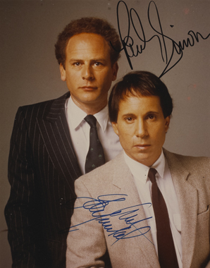Simon & Garfunkel: Autographed photograph at Whyte's Auctions
