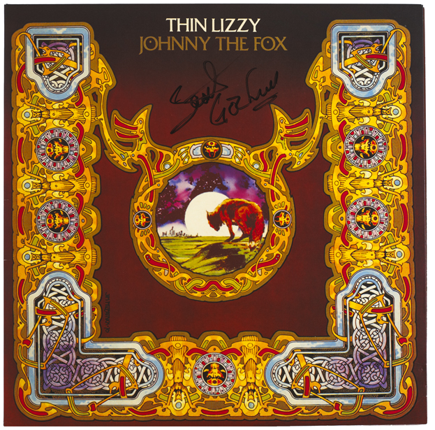 Thin Lizzy: 'Johnny The Fox' vinyl album signed by Scott Gorham at Whyte's Auctions