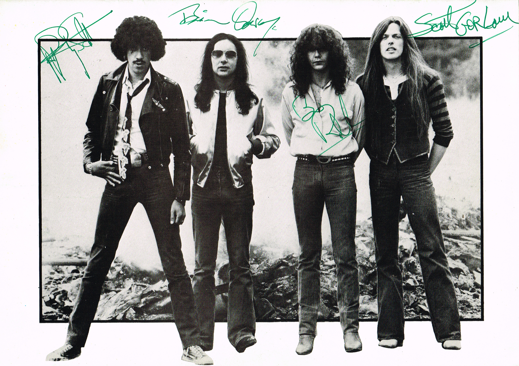 Thin Lizzy: Signed Bad Reputation Tour 1977 programme at Whyte's Auctions