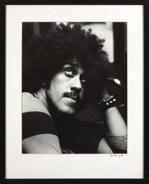 Phil Lynott: photograph by Colm Henry and poetry books at Whyte's Auctions