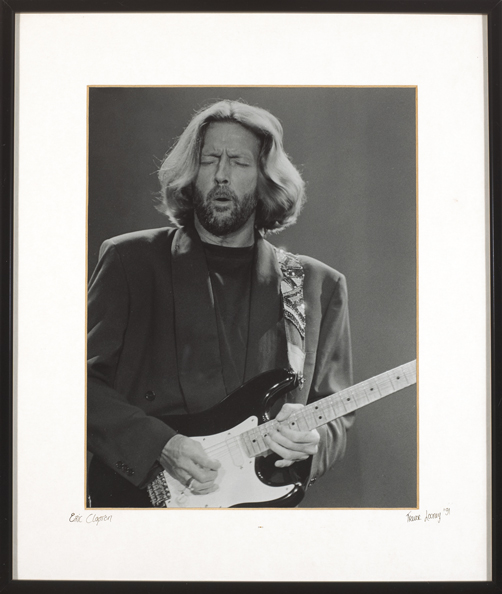 Various International Artists: Photographs collection including Eric Clapton, David Bowie etc. by Trevor Looney at Whyte's Auctions