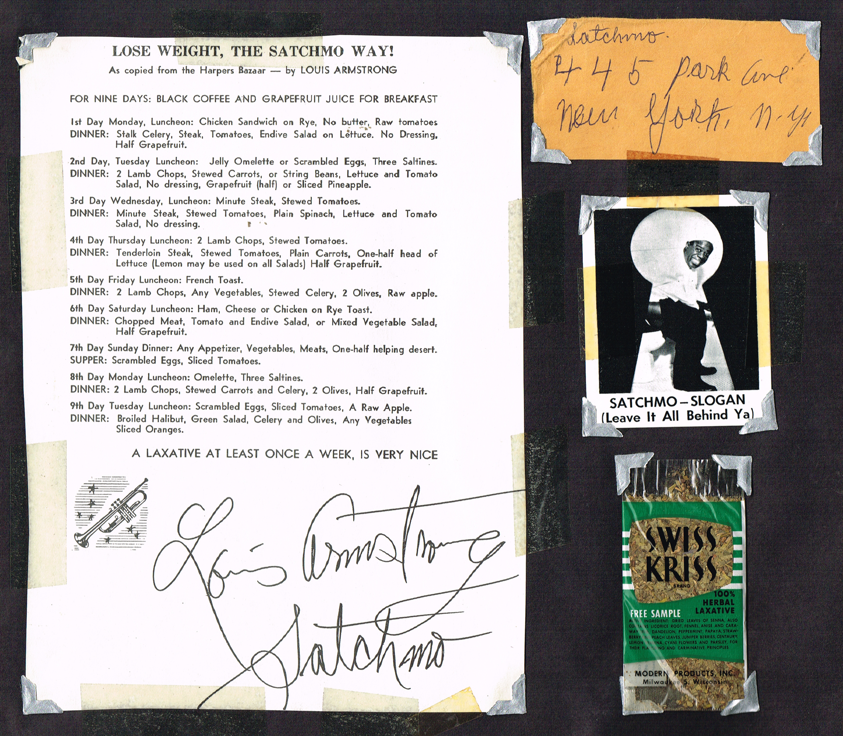 A large album of mixed music and celebrity autographs at Whyte's Auctions