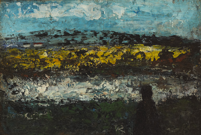 FIGURE IN A LANDSCAPE by Daniel O'Neill (1920-1974) at Whyte's Auctions