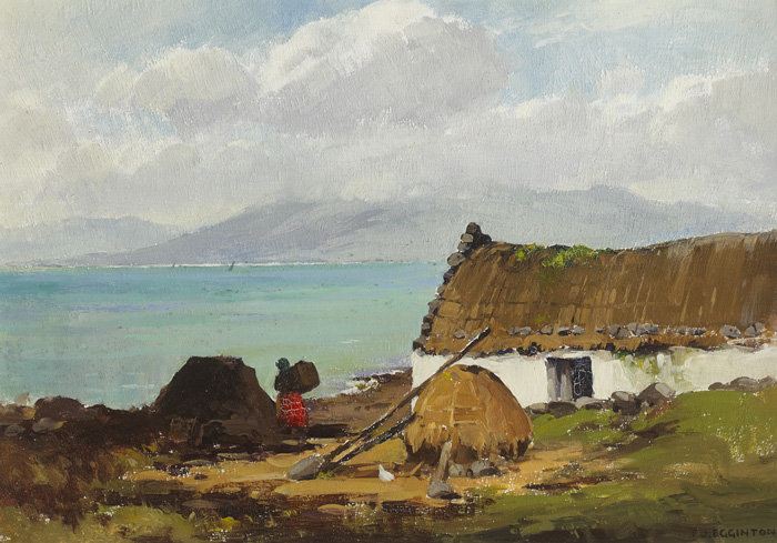 A BREEZY DAY, ACHILL by Frank Egginton RCA (1908-1990) at Whyte's Auctions