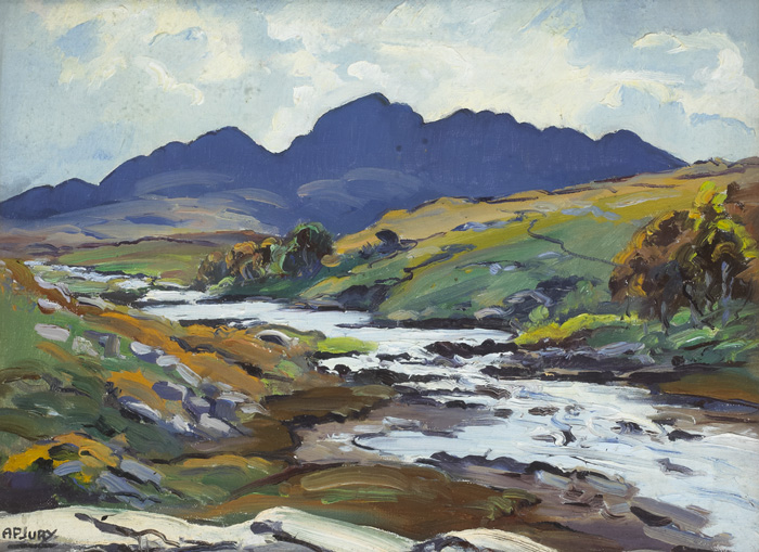 WEST OF IRELAND SCENE by Anne Primrose Jury RUA (1907-1995) at Whyte's Auctions