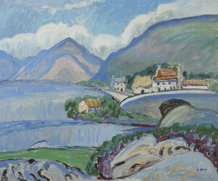 UPPER LOUGH MASK, COUNTY MAYO by Letitia Marion Hamilton RHA (1878-1964) at Whyte's Auctions
