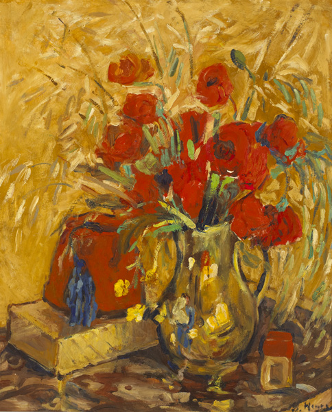 STILL LIFE WITH POPPIES by Grace Henry HRHA (1868-1953) HRHA (1868-1953) at Whyte's Auctions
