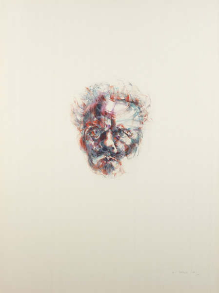 HEAD OF STRINDBERG by Louis le Brocquy HRHA (1916-2012) at Whyte's Auctions