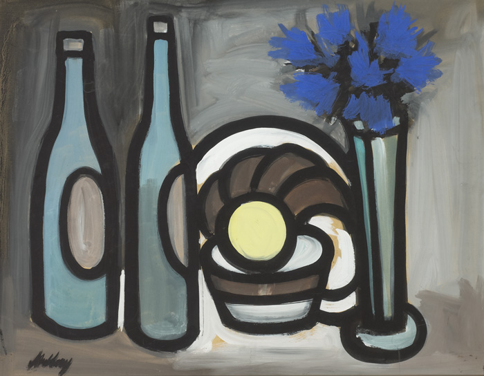 STILL LIFE WITH CORNFLOWERS by Markey Robinson (1918-1999) at Whyte's Auctions