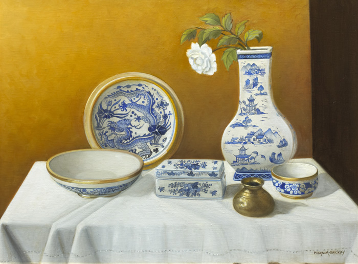 CHINA BLUE II by Maura Taylor Buckley (b.1930) at Whyte's Auctions