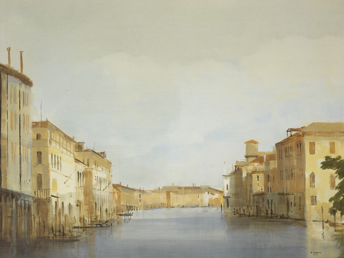 CANAL SCENE, VENICE, 1992 by Martin Mooney sold for �1,900 at Whyte's Auctions