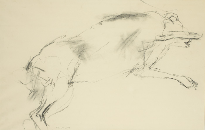 RUNNING HARE (I) by Barrie Cooke HRHA (1931-2014) at Whyte's Auctions