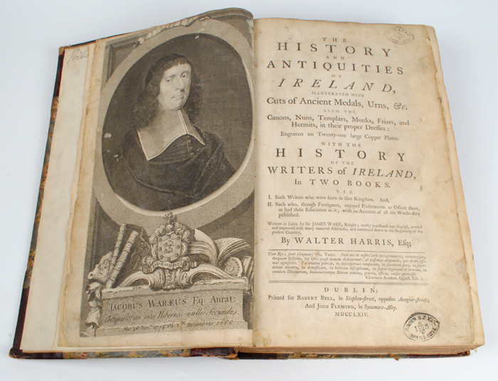 1764: Walter Harris 'The History and Antiquities of Ireland...' at Whyte's Auctions
