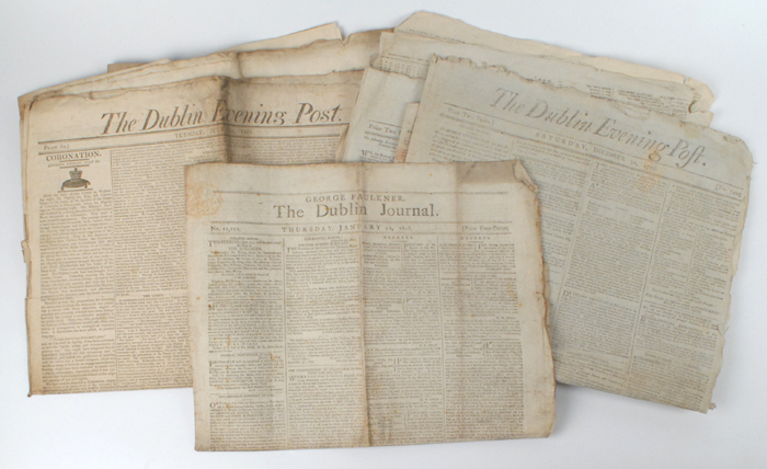 1783-1830: The Dublin Evening Post at Whyte's Auctions