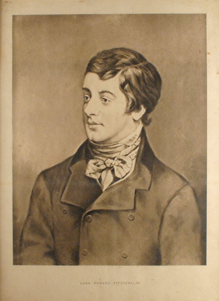 19th Century: Wolfe Tone and Lord Edward FitzGerald portrait engravings at Whyte's Auctions