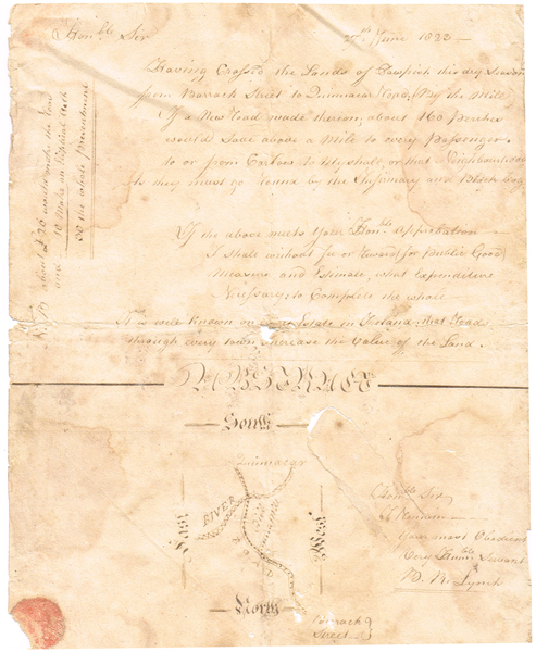 1820s: Collection of estimates and correspondence relating to road maintenance in Carlow at Whyte's Auctions