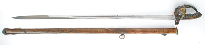 1845 Pattern British Infantry Officer's Sword at Whyte's Auctions