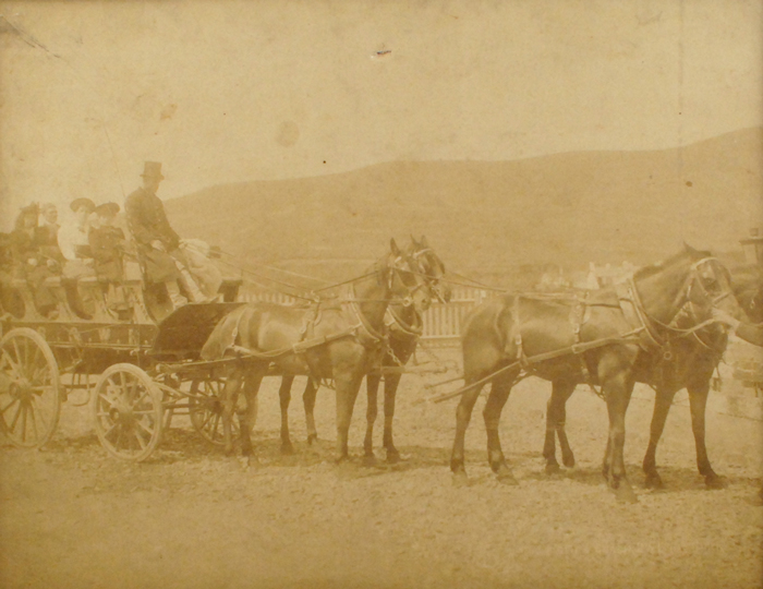 circa 1880 Photograph of GS & WR Horse Drawn Carriage in Kerry at Whyte's Auctions