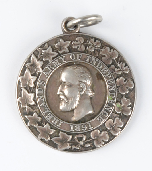 1891: Charles Stewart Parnell 'Ireland's Army of Independence' commemorative medal at Whyte's Auctions