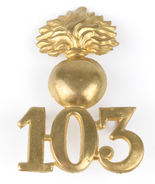 circa: 1860-70 103rd Foot Kilmarnock Badge at Whyte's Auctions