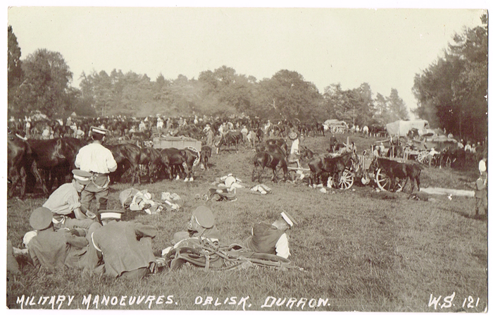 circa 1910: Photographic postcards of Military Manoeuvres at Durrow at Whyte's Auctions