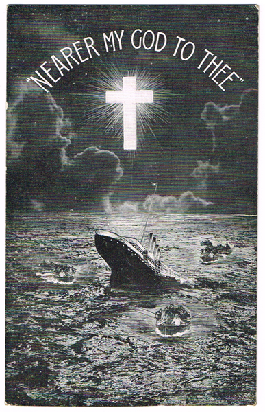 1912 (15 April) Collection of Titanic 'Nearer, My God, To Thee' memorial postcards at Whyte's Auctions