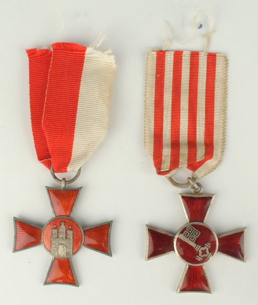 1914-1918: Imperial German Hamburg and Bremen Hanseatic Crosses at Whyte's Auctions