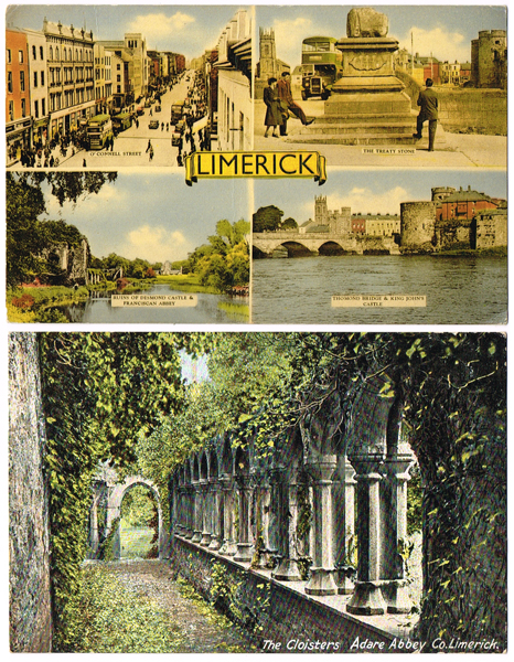 c. 1900-40: Collection of Limerick and Clare topographical postcards at Whyte's Auctions