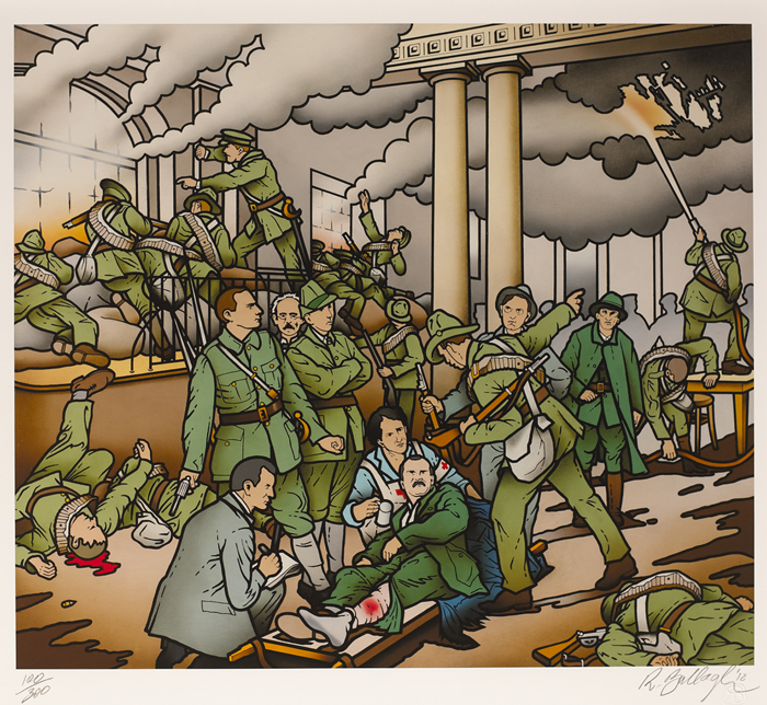 1916 Rising: Limited edition Robert Ballagh print 'Birth of the Irish Republic' at Whyte's Auctions
