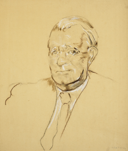 Sen Keating PRHA HRA HRSA (1889-1977). SKETCH OF DAN BREEN, 1958 at Whyte's Auctions