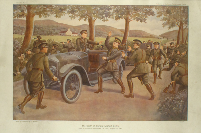 1922 (22 August) Death of Michael Collins print at Whyte's Auctions