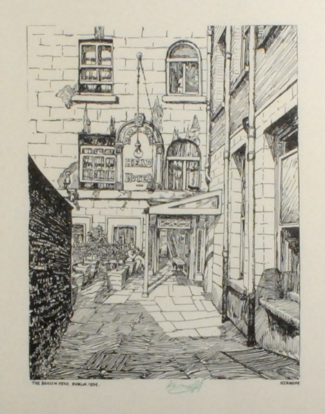 1930s: Harry Kernoff woodcuts of Dublin including Nelson's Pillar and GPO at Whyte's Auctions