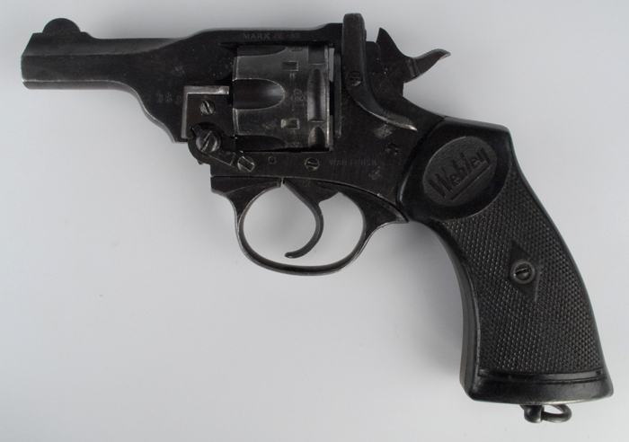 1939-45: Brtish Webley Mark IV .38 revolver at Whyte's Auctions