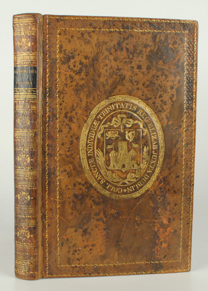 Oliver Goldsmith. The Poems. TCD Prize copy. at Whyte's Auctions