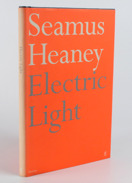 Seamus Heaney Electric Light signed at Whyte's Auctions