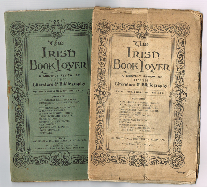 1917-1951: 'The Irish Book Lover Ceist Agus Freagra' collection at Whyte's Auctions