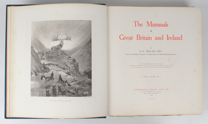 1904-06: The Mammals of Great Britain and Ireland limited edition by J. G. Millais at Whyte's Auctions
