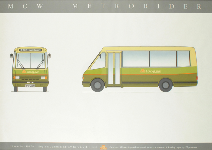 circa 1980s: Irish Bus scale prints at Whyte's Auctions