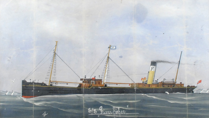 1917-20: Maritime and shipping watercolours by G Roberts at Whyte's Auctions