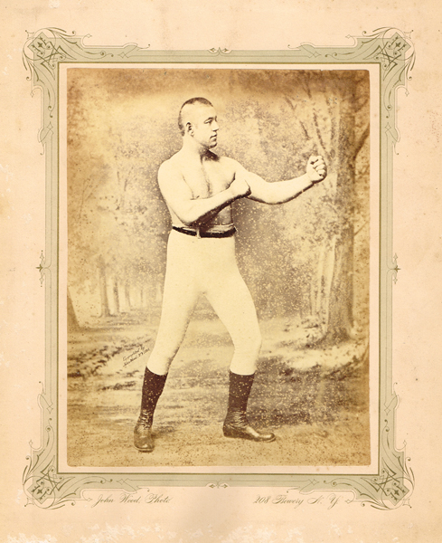 circa: 1885 Photograph of Irish American Heavyweight Boxing Champion, John. L. Sullivan at Whyte's Auctions