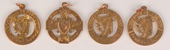 GAA football. Kildare collection of gold medals, 1965-1966, including 1965 Under 21 All-Ireland. at Whyte's Auctions