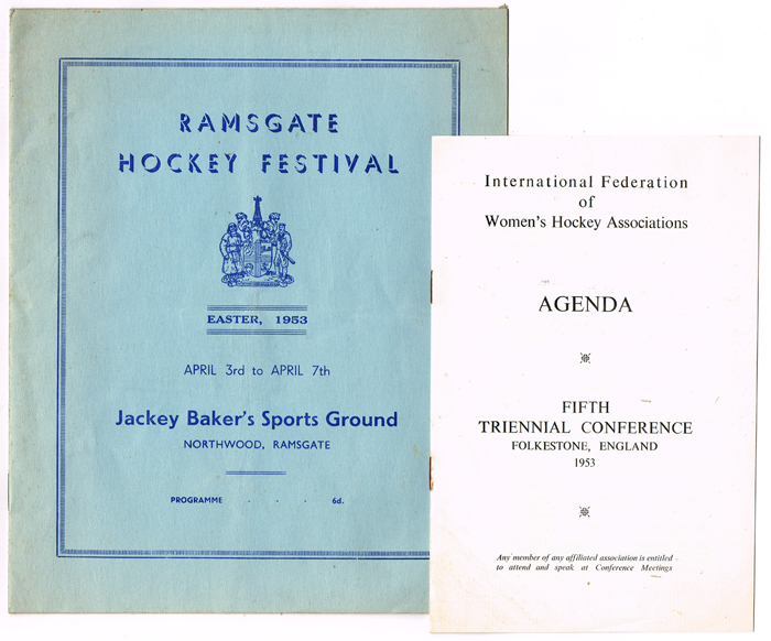 Hockey: 1950s/60s Leinster and Irish ladies hockey teams ephemera collection at Whyte's Auctions