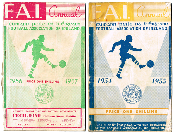 Soccer: Football Association of Ireland Annuals at Whyte's Auctions