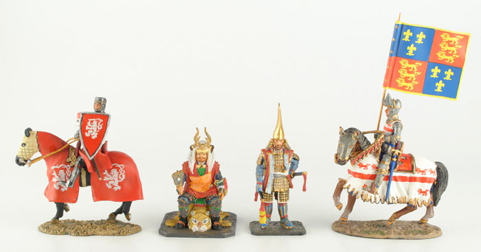 2002: Complete collection of Del Prado lead soldiers from the Medieval Warriors" series" at Whyte's Auctions