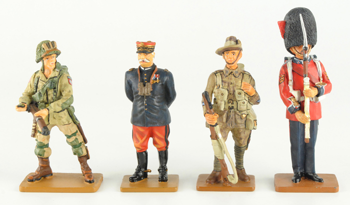 2002: Complete collection of Del Prado lead soldiers from the Men at War" series" at Whyte's Auctions