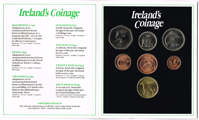 1986 Ireland's Coinage" Presentation Pack." at Whyte's Auctions