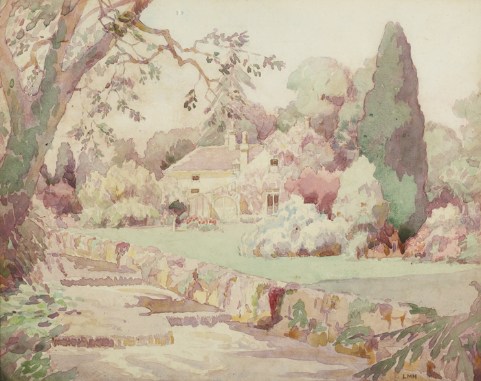 VIEW AT MOUNT USHER, c.1926-1928 by Letitia Marion Hamilton sold for 1,150 at Whyte's Auctions