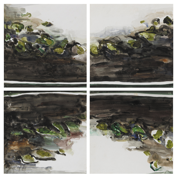 WHITE TRENCH LAKE, 1979 (FOUR STUDIES) by Barrie Cooke sold for �2,900 at Whyte's Auctions