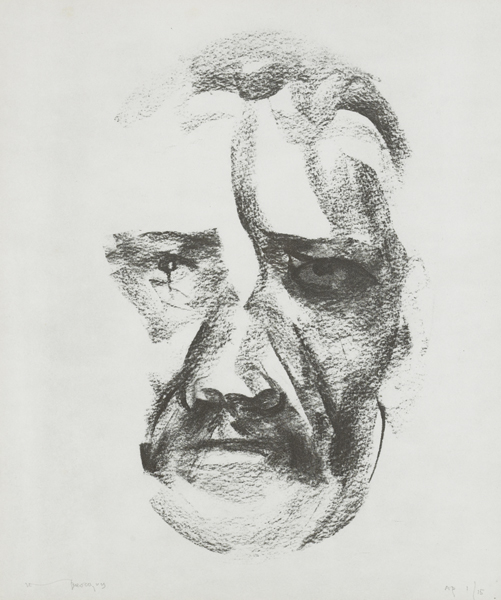 J. M. SYNGE [FROM EIGHT IRISH WRITERS SERIES], 1981 by Louis le Brocquy HRHA (1916-2012) at Whyte's Auctions