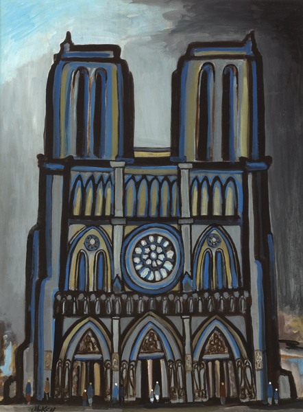 NOTRE DAME, PARIS by Markey Robinson (1918-1999) at Whyte's Auctions
